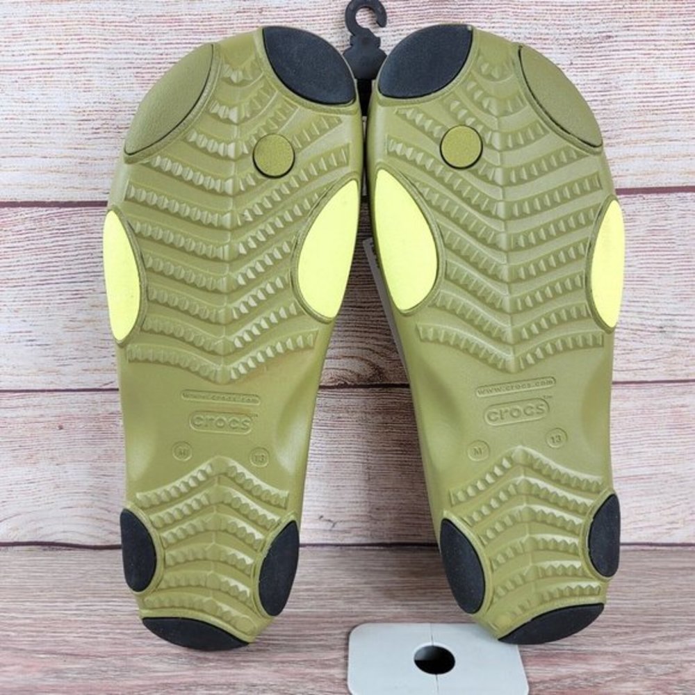 NEW Crocs Terrain Sandals Men's Size 13 Flip Flop Waterproof Thong Comfort Slide - Picture 7 of 8